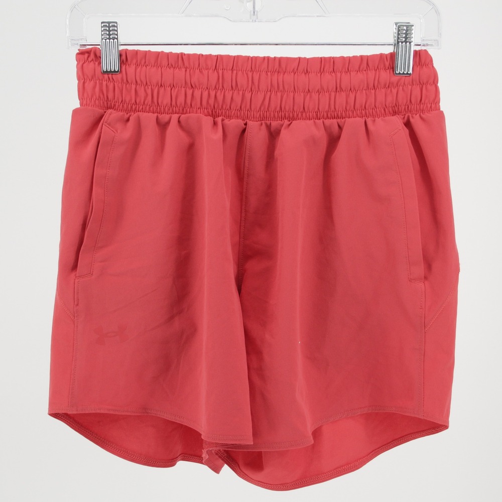 Under Armour Women's Pink Elastic‎ Waist Athletic Active Shorts Size Small